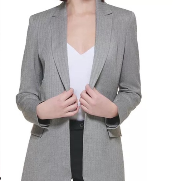 Women’s Chic Menswear-inspired Calvin Klein’s Jacket - Picture 2 of 4